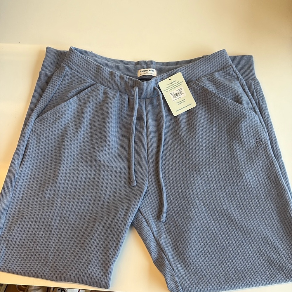Tommy John joggers in light blue, Small, NWT
